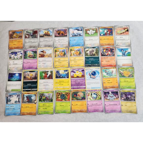 Pokemon TCG Unova Mini Tin W/ 109 Common Trading Cards & 1 Sticker & Art Card NM - Picture 7 of 9